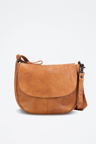 Sac bandoulière en cuir - Camel