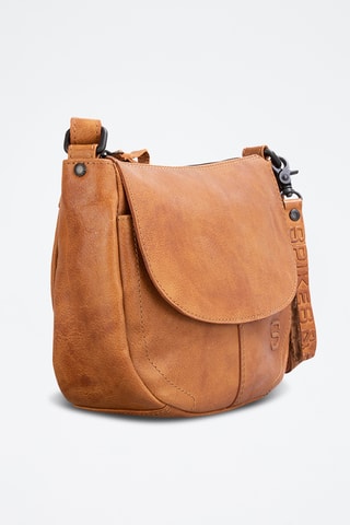 Sac bandoulière en cuir - Camel