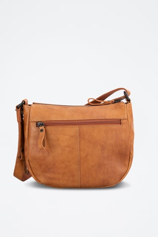 Sac bandoulière en cuir - Camel