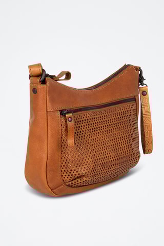 Sac bandoulière en cuir - Camel