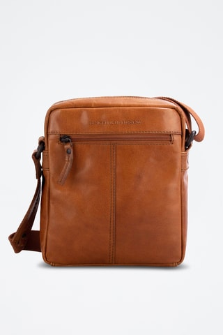 Sac bandoulière en cuir - Camel