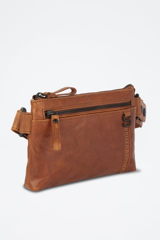 Sac bandoulière en cuir - Camel