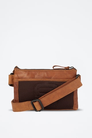 Sac bandoulière en cuir - Camel