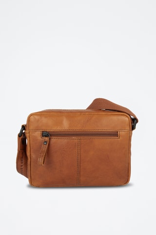 Sac bandoulière en cuir - Camel