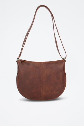 Sac bandoulière en cuir - Camel
