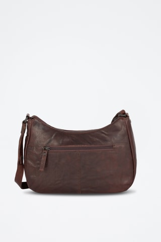 Sac bandoulière en cuir - Marron