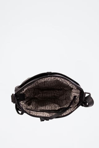 Sac bandoulière en cuir - Noir