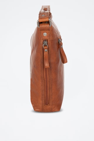 Sac bandoulière en cuir - Camel