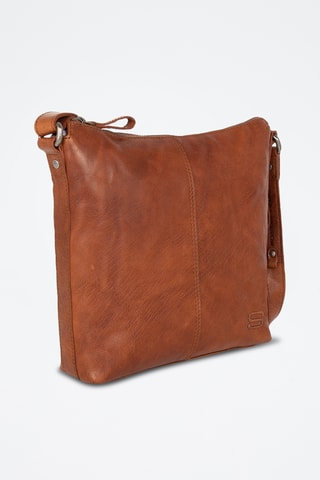 Sac bandoulière en cuir - Camel