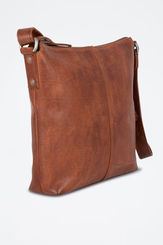 Sac bandoulière en cuir - Camel