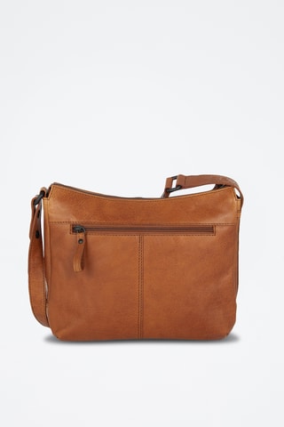 Sac bandoulière en cuir - Camel