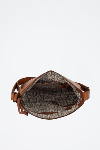 Sac bandoulière en cuir - Camel