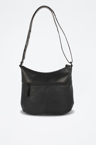 Sac bandoulière en cuir - Noir