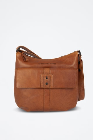 Sac bandoulière en cuir - Camel