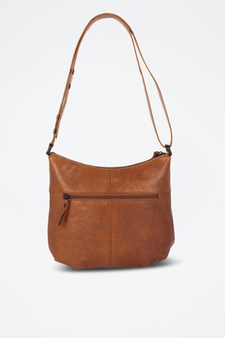 Sac bandoulière en cuir - Camel