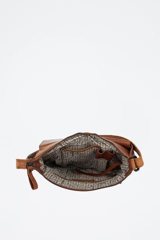 Sac bandoulière en cuir - Camel