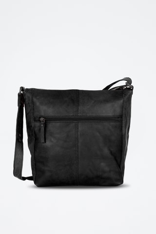 Sac bandoulière en cuir - Noir