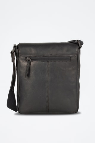 Sac bandoulière en cuir - Noir