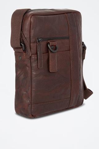 Sac bandoulière en cuir - Marron
