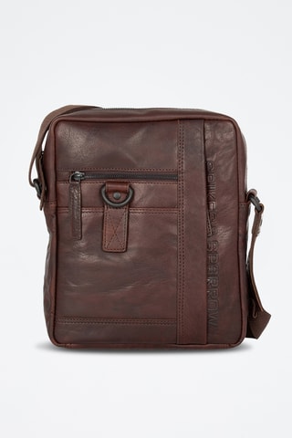 Sac bandoulière en cuir - Marron
