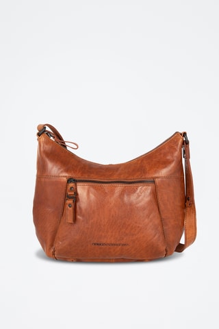 Sac bandoulière en cuir - Camel