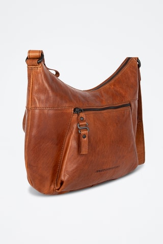 Sac bandoulière en cuir - Camel