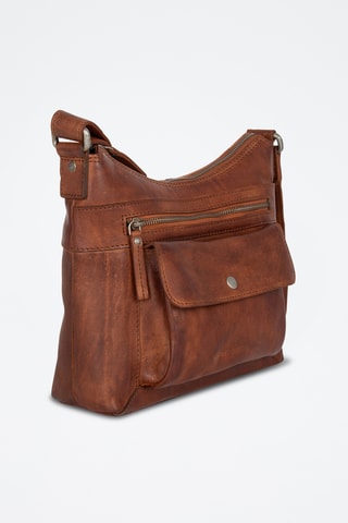 Sac bandoulière en cuir - Camel
