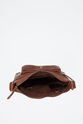 Sac bandoulière en cuir - Camel