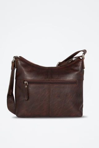 Sac bandoulière en cuir - Marron