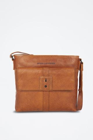 Sac bandoulière en cuir - Camel