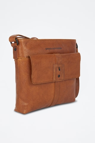 Sac bandoulière en cuir - Camel