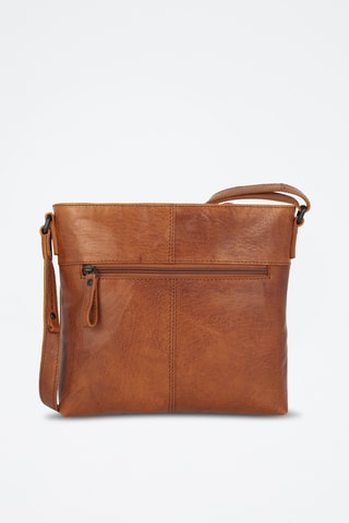 Sac bandoulière en cuir - Camel