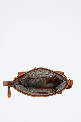 Sac bandoulière en cuir - Camel
