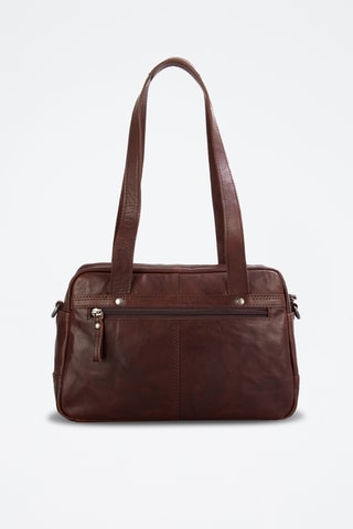 Sac porté épaule en cuir - Marron