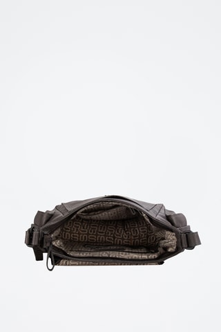 Sac bandoulière en cuir - Gris