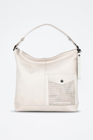 Sac porté épaule en cuir - Taupe