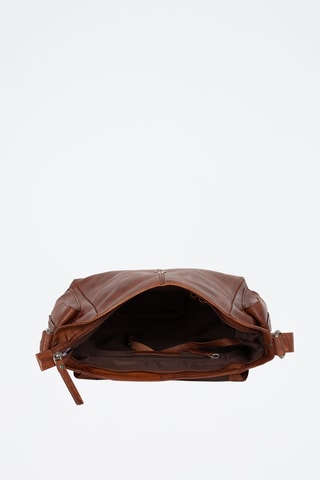 Sac bandoulière en cuir - Camel