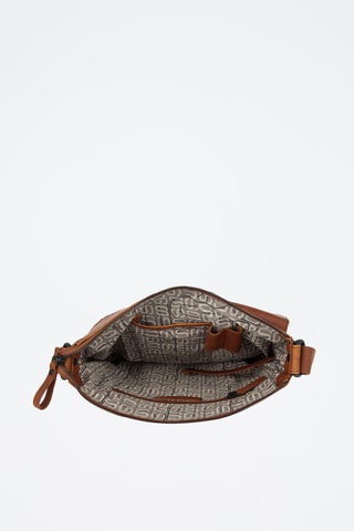 Sac bandoulière en cuir - Camel