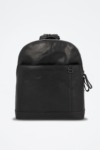 Sac à dos en cuir - Noir