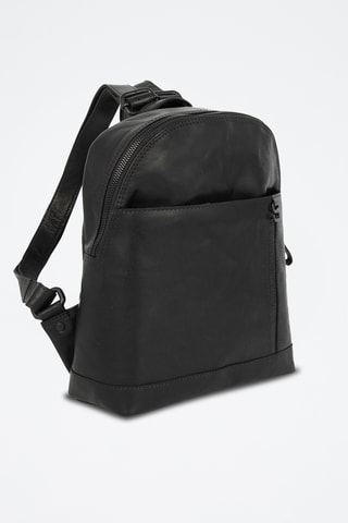 Sac à dos en cuir - Noir
