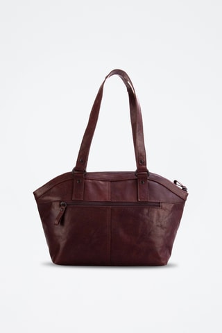 Sac porté épaule en cuir - Marron
