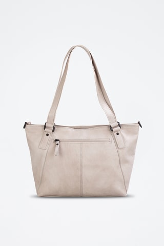 Sac porté épaule en cuir - Taupe