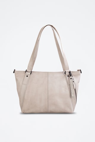 Sac porté épaule en cuir - Taupe
