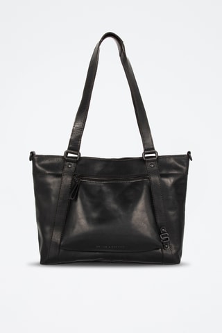 Sac porté épaule en cuir - Noir