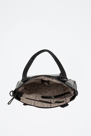 Sac porté épaule en cuir - Noir