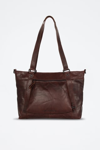 Sac porté épaule en cuir - Marron