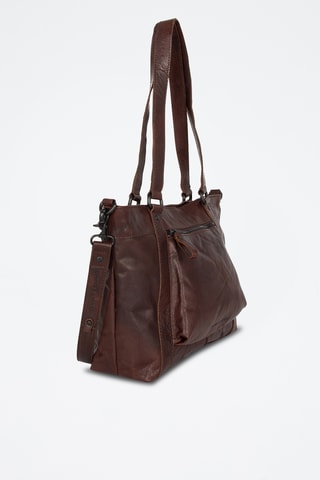 Sac porté épaule en cuir - Marron