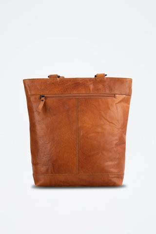 Cabas en cuir - Camel