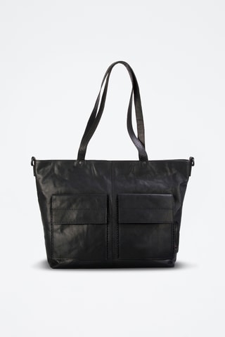 Cabas en cuir - Noir