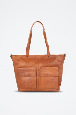Cabas en cuir - Camel 